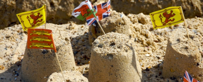 sandcastle flags