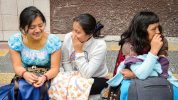 Ecuadorian women in Otavalo