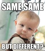 Baby: Same, same ... but different