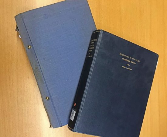 Okot p'Bitek's bound thesis in the Oxford library.