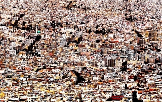 Aerial photo of Damascus