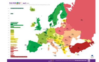 Image of ILGA Europe Rainbow Map