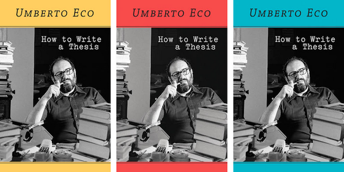 how to write a thesis umberto eco pdf free