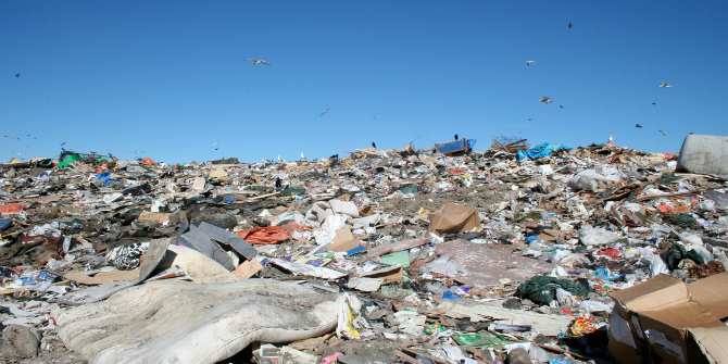Landfill site in Rio, Brazil 
