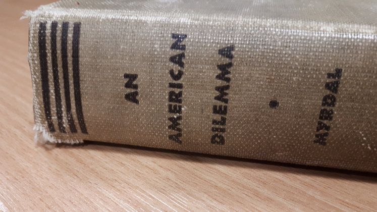 Spine of An American Dilemma by Gunnar Myrdal