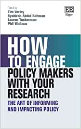 How to engage policy makers with your research - book cover