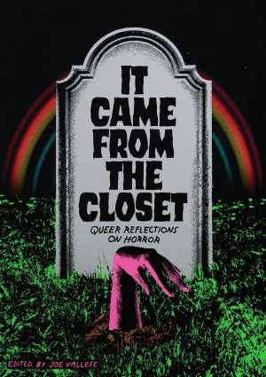 It came from the closet book cover image with graphic design of tombstone and zombie hand rising from the ground.