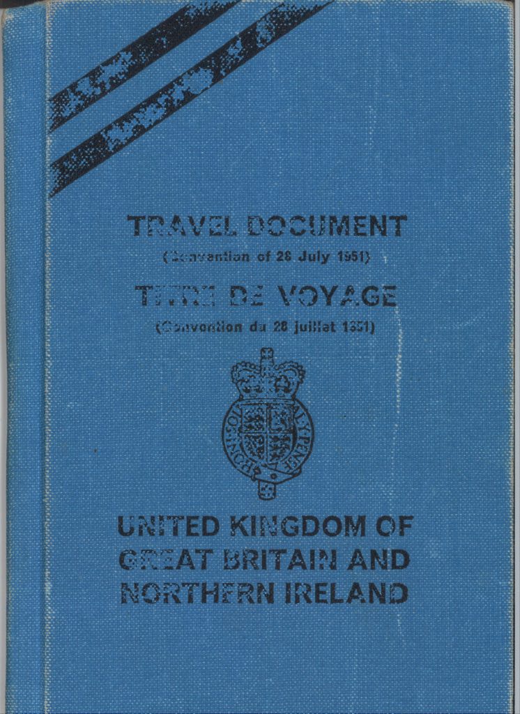 United Kingdom of Great Britain and Northern Ireland, “Travel Document” 