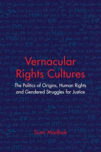 book cover of Vernacular Rights Cultures by Sumi Madhok