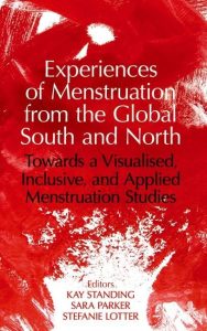 Red book cover Experiences of Menstruation from the Global South and North Towards a Visualised, Inclusive, and Applied Menstruation Studies