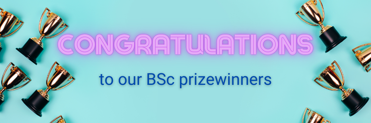 Congratulations to our BSc prizewinners