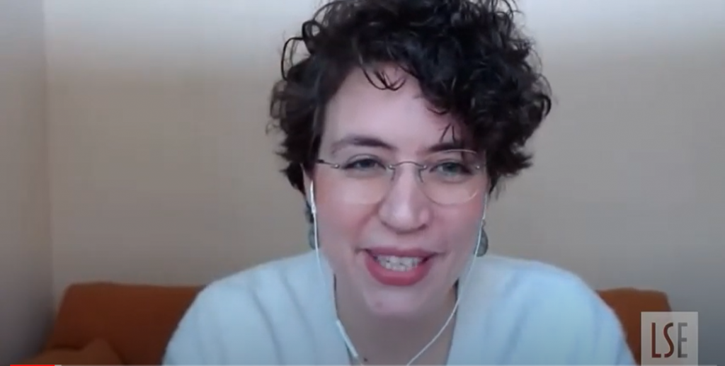 Screenshot from the YouTube livestream of Isabella Weber's Cutting Edge Issues Lecture on 'How China Escaped Shock Therapy'.