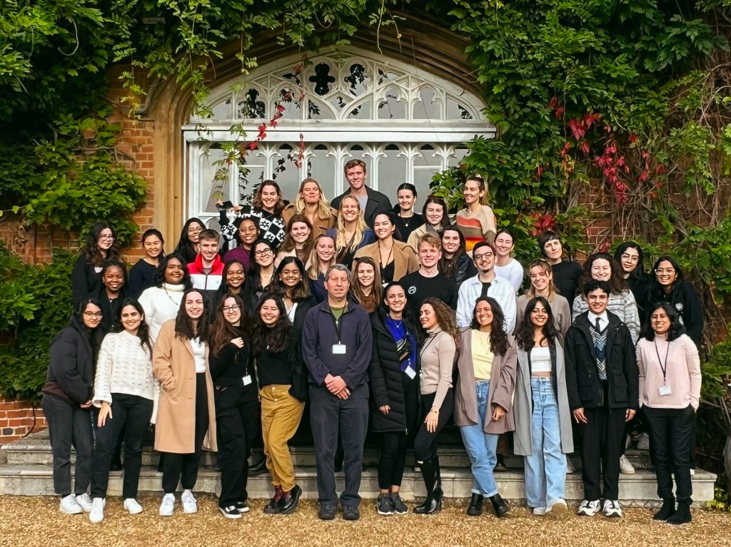 Group photo of Cumberland Lodge trip 14-16 October 2022
