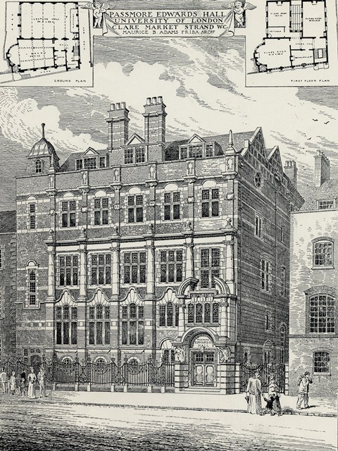 Passmore Edwards Hall, LSE's first purpose-built premises. 1902. IMAGELIBRARY/1377. LSE