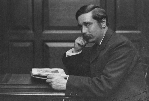 H G Wells, c1890. Picture taken by Frederick Hollyer. IMAGELIBRARY/120. LSE
