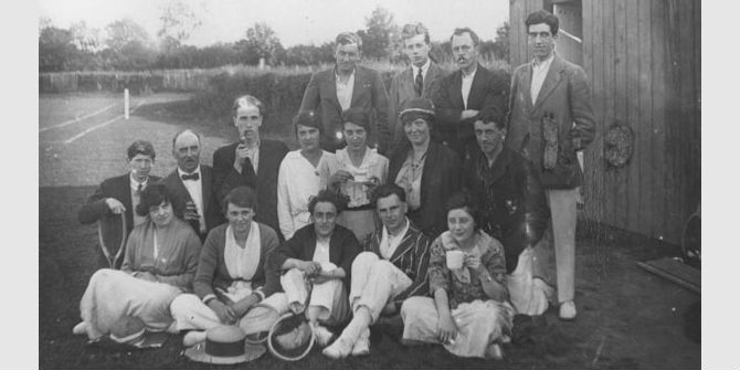 Tennis club, 1920. IMAGELIBRARY/11. LSE