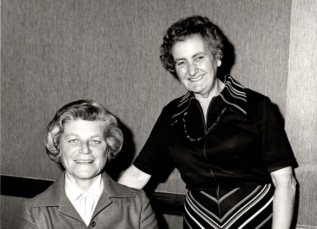 Beatrice Serota (left). Credit: LSE Library