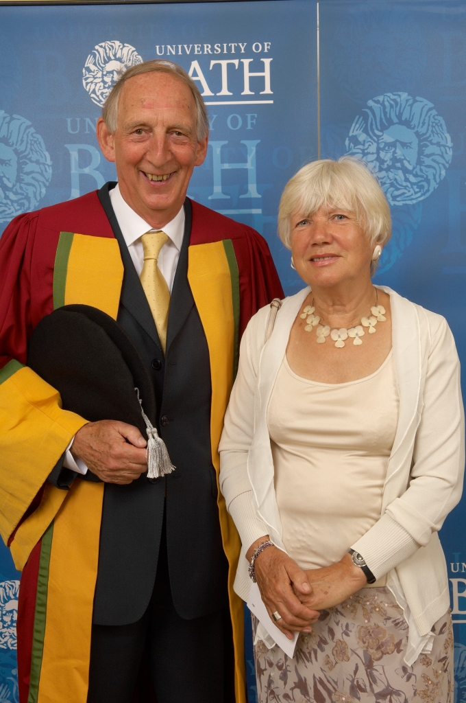 Brian and Margaret Roper, degree ceremony. Credit: © IDPS, University of Bath 2009