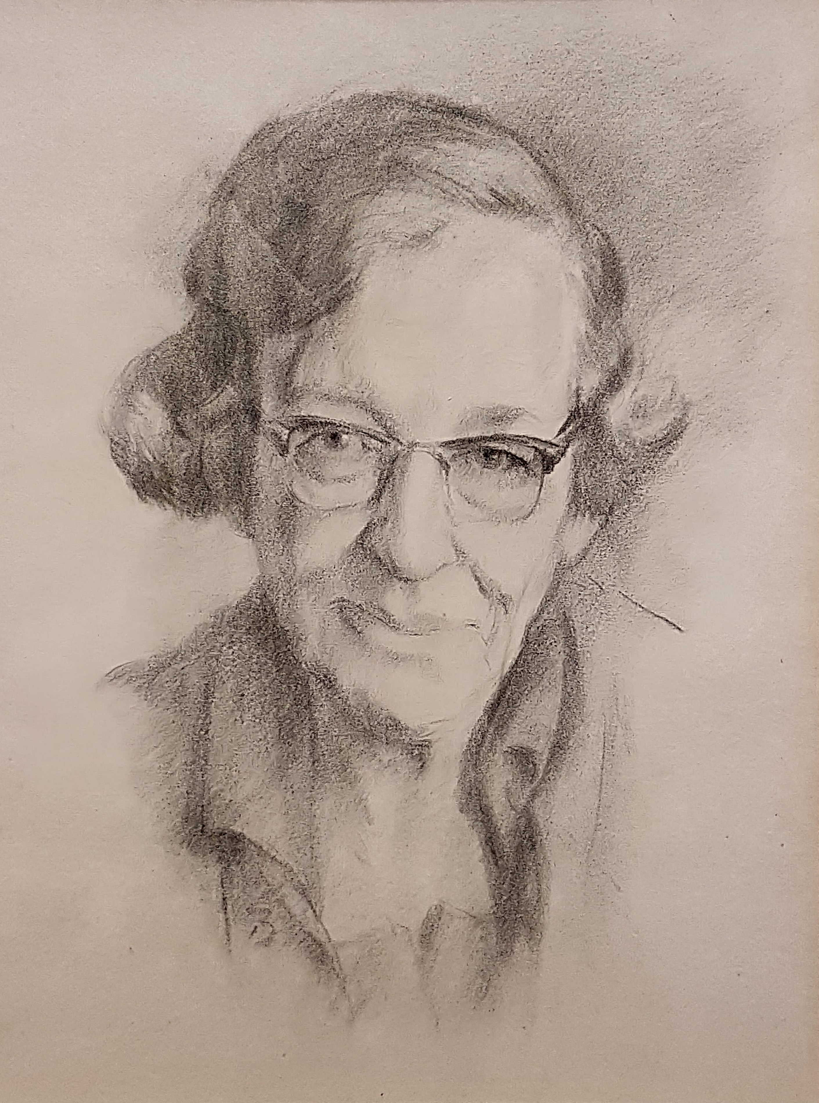 Vera Anstey pencil portrait. Origin unknown. Credit: Sue Donnelly