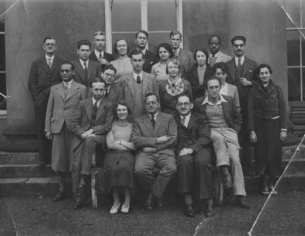 Group photograph including Abba Lerner (seated right), 1938. IMAGELIBRARY/74. LSE