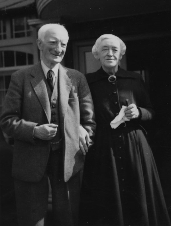 Lord and Lady Beveridge at Bournemouth, c1956-1957. IMAGELIBRARY/686. LSE