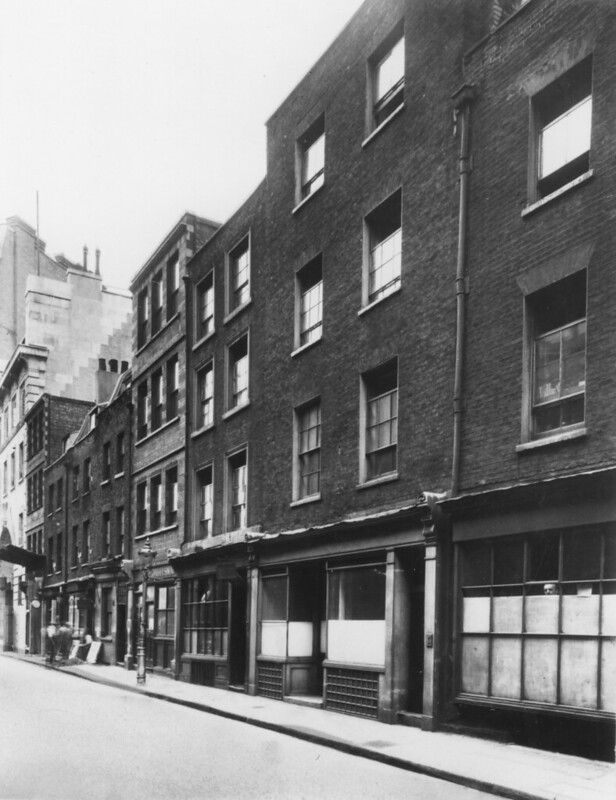 5-12 Houghton Street/ west side. Houses and shops acquired by LSE 1926-7. IMAGELIBRARY/30. LSE