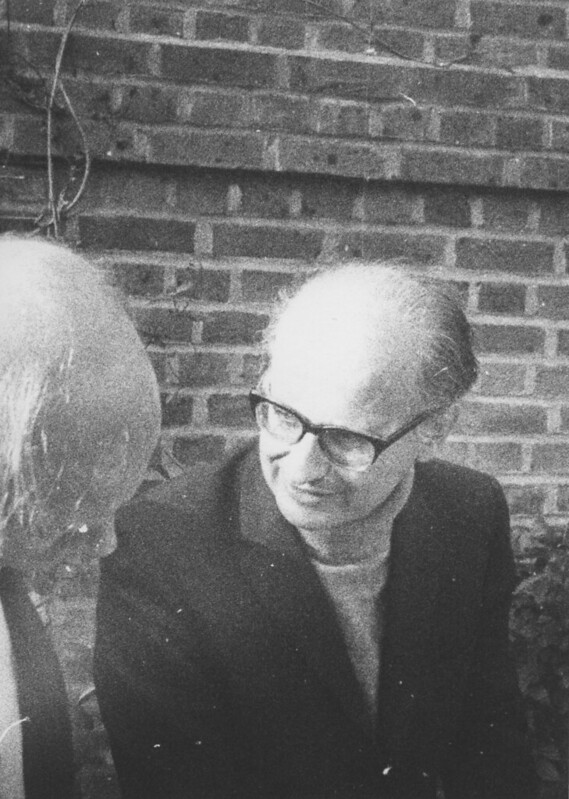 John Watkins and Imre Lakatos c 1960s. IMAGELIBRARY714. LSE