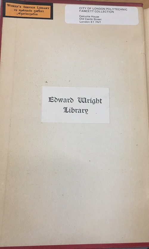 Book plate - Edward Wright