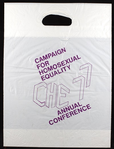 Carrier bag from the 1977 CHE conference HCA/CHE8/29. LSE