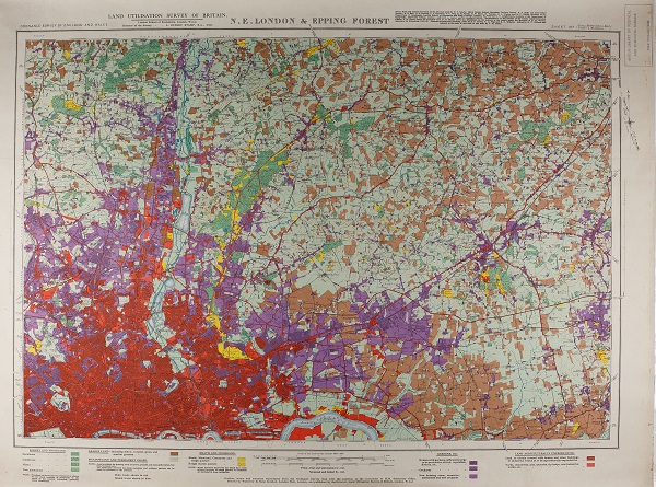 Land Utilisation Survey map: North East London